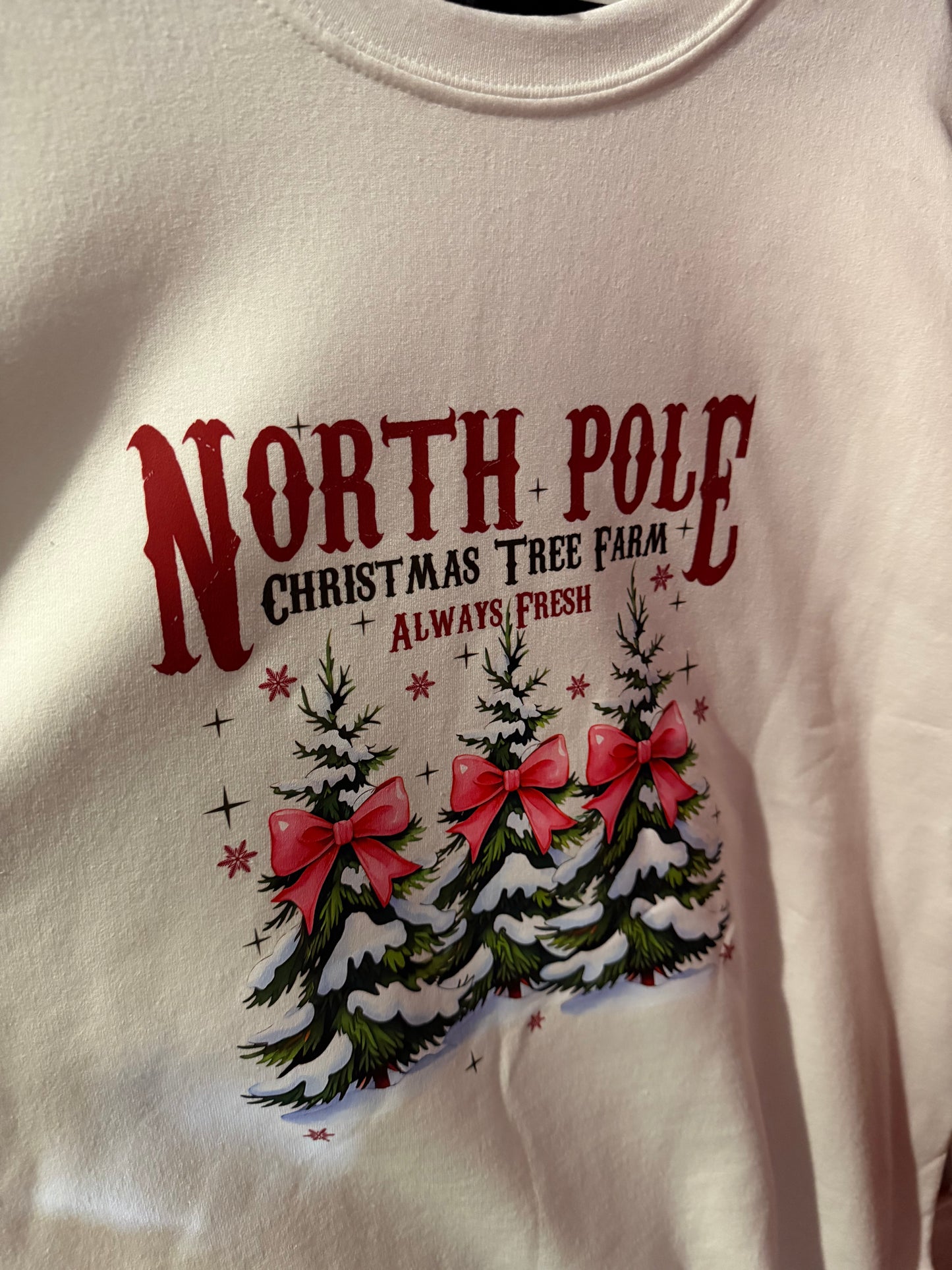 Size XL crewneck