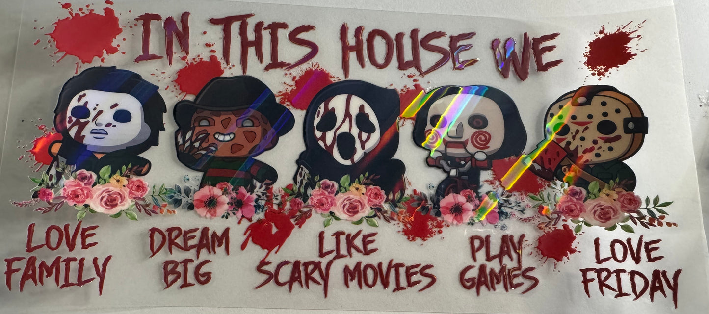 Scary movie vibes holographic