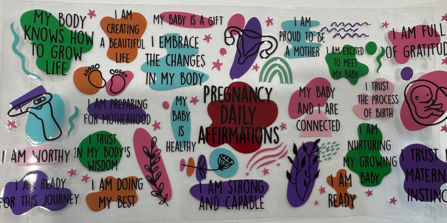 Pregnancy daily affirmations