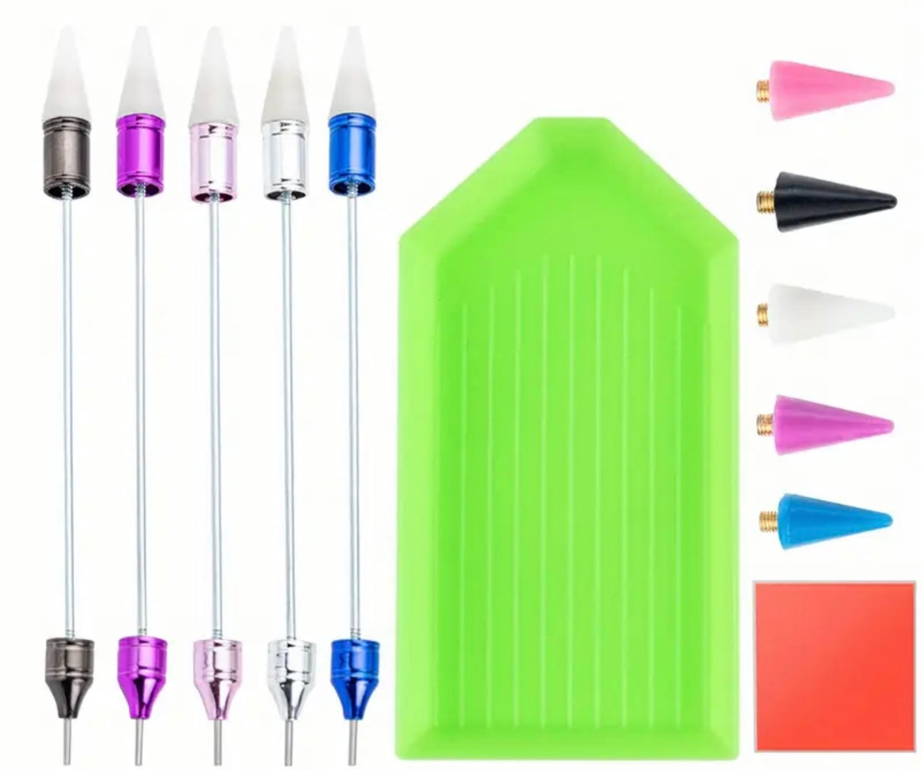 Bedazzled beaded wax pen