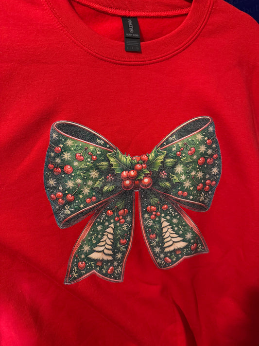 Size S crewneck glitter print