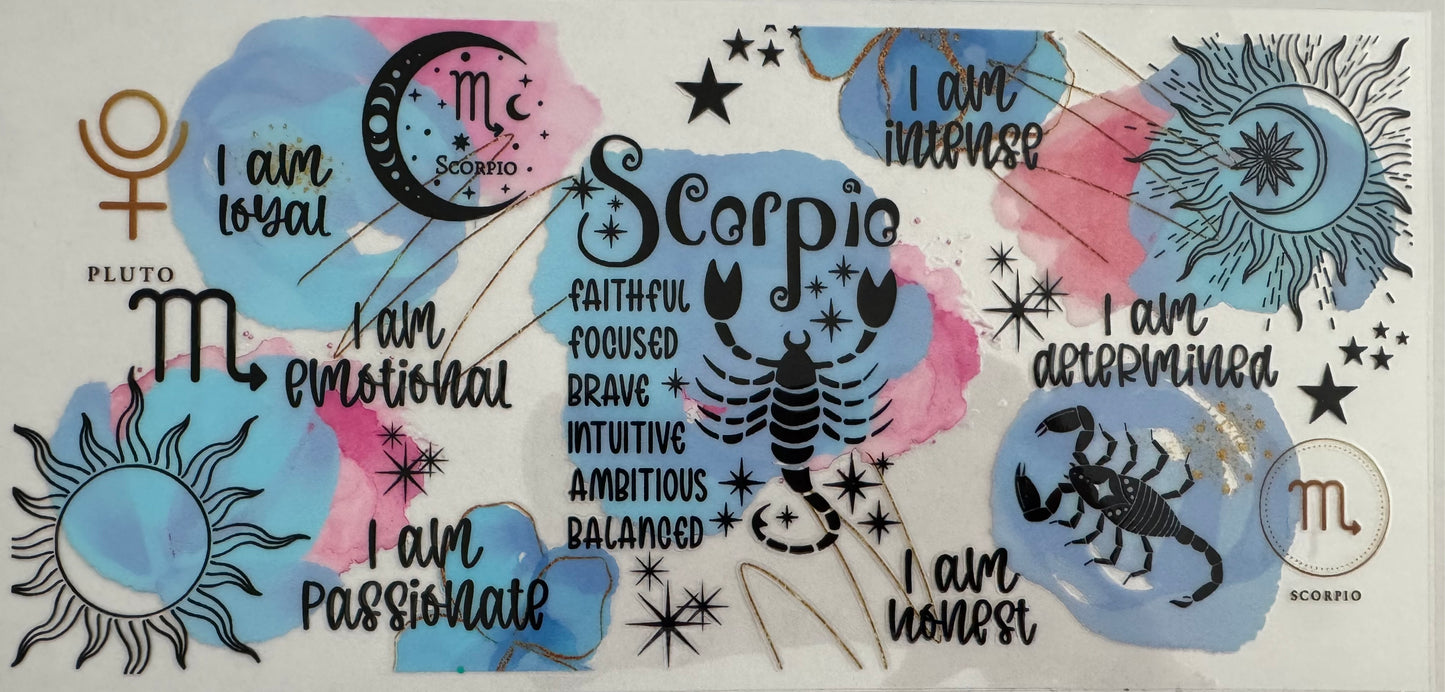 Zodiac sign wraps