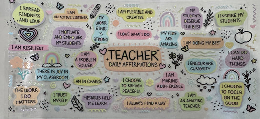 Teacher affirmations