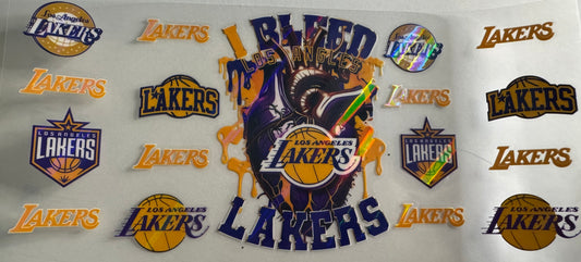 I bleed Lakers holographic