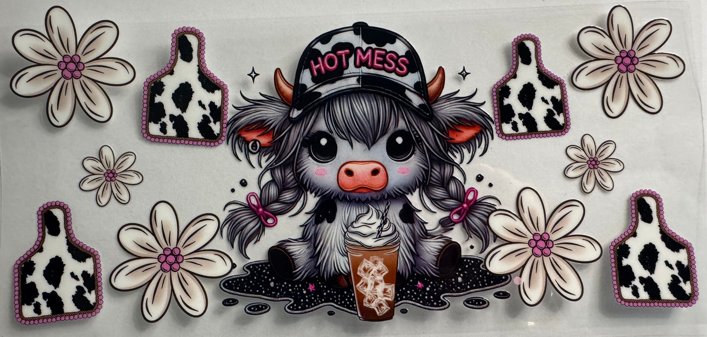 "Hot mess" cow