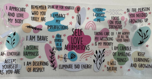 Self love affirmations