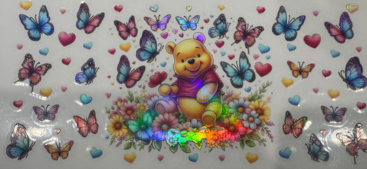 Holographic Pooh butterflies