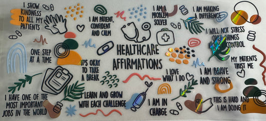 Healthcare affirmations holographic