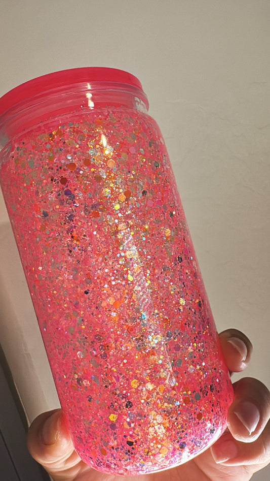 16 oz acrylic snowglobe