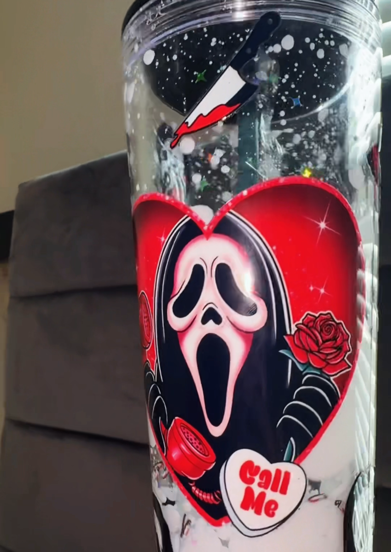 24 oz ghost face lava
